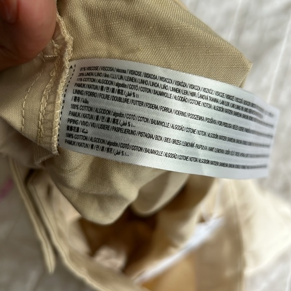 Mango Tan Pleated Shorts - Picture 9 of 10